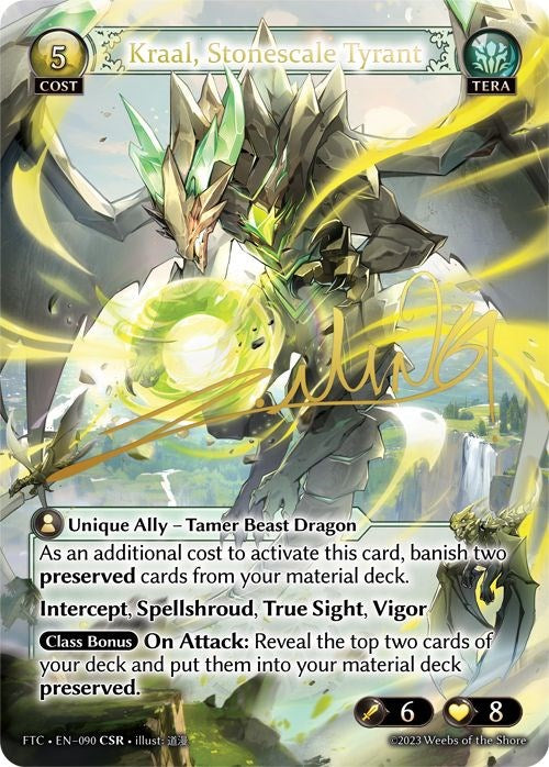 Kraal, Stonescale Tyrant (CSR) (090) [Fractured Crown] | Webway Games