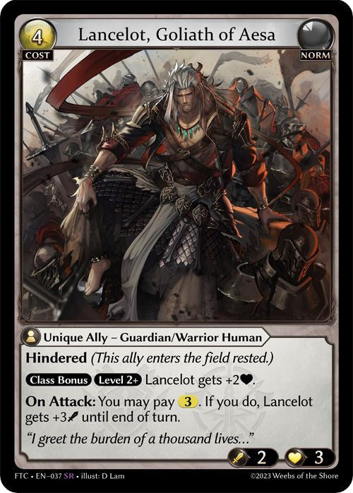 Lancelot, Goliath of Aesa (037) [Fractured Crown] | Webway Games