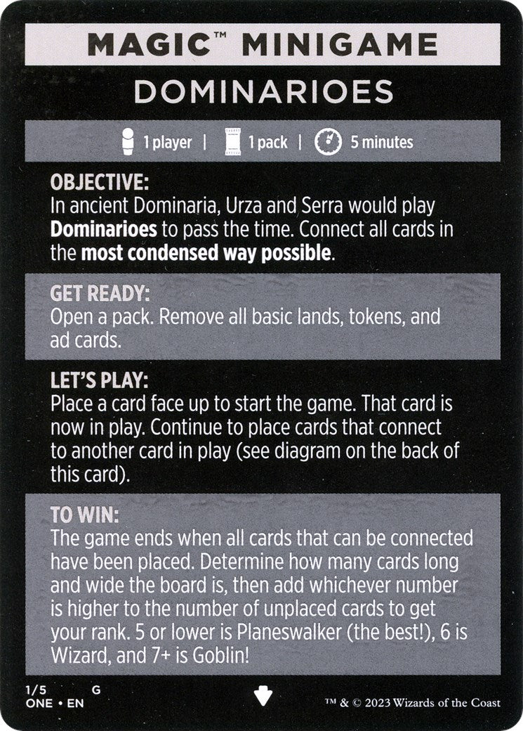 Dominarioes (Magic Minigame) [Phyrexia: All Will Be One Minigame] | Webway Games