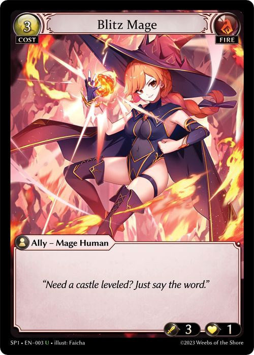 Blitz Mage (003) [Supporter Pack 1] | Webway Games