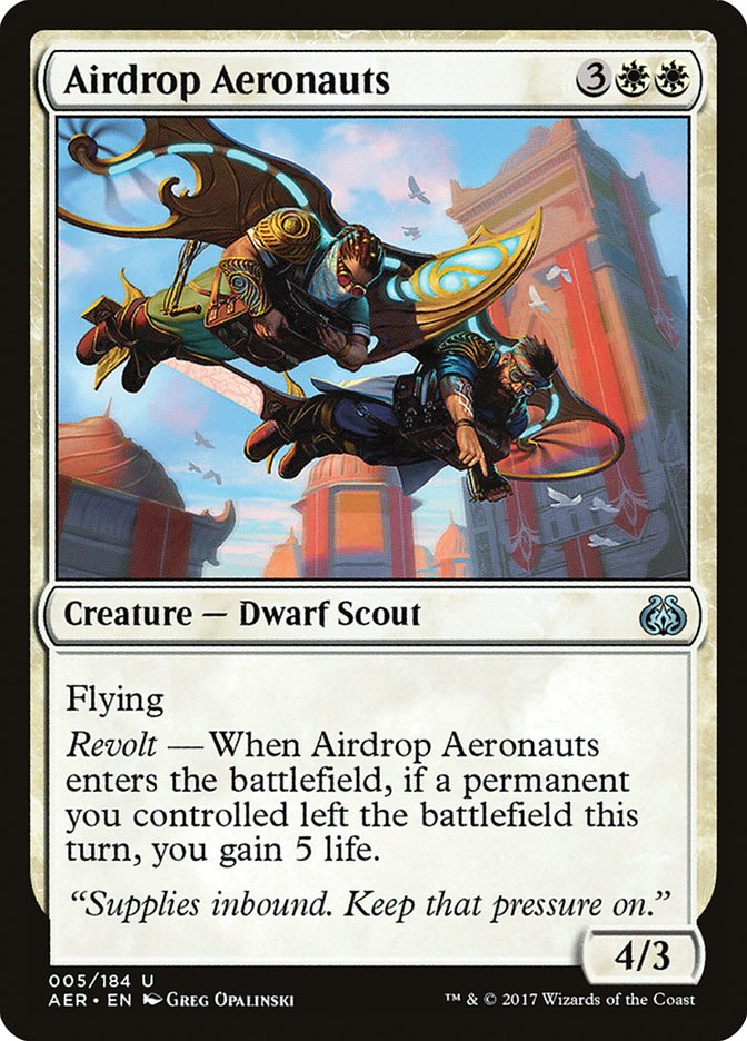 Airdrop Aeronauts [Aether Revolt] | Webway Games