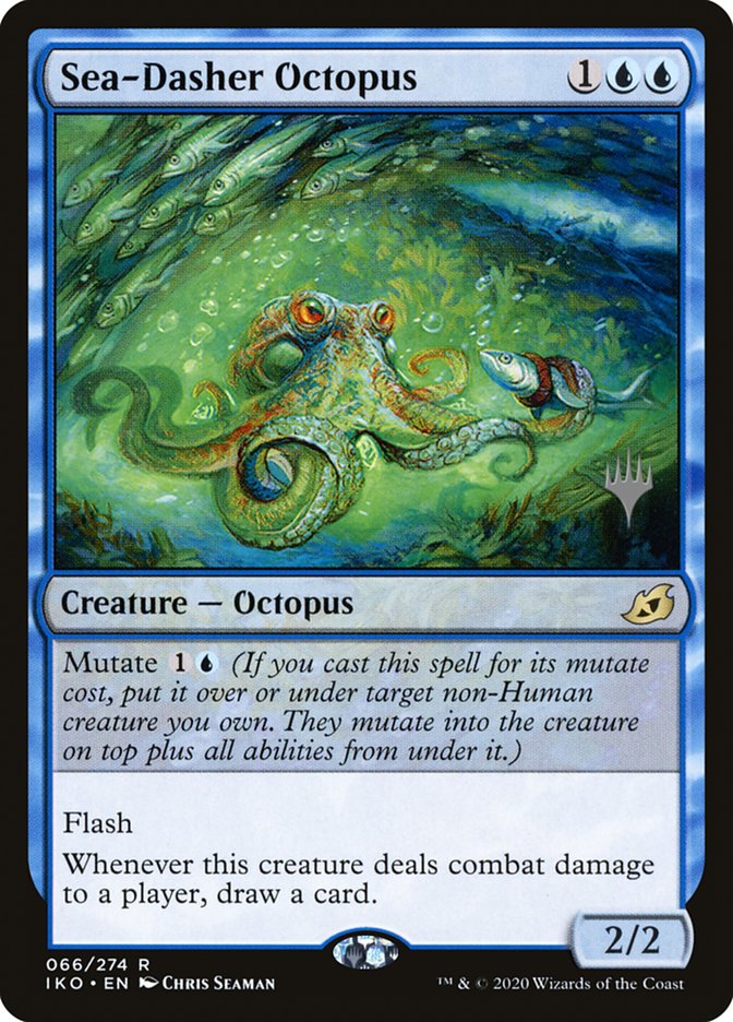 Sea-Dasher Octopus (Promo Pack) [Ikoria: Lair of Behemoths Promos] | Webway Games