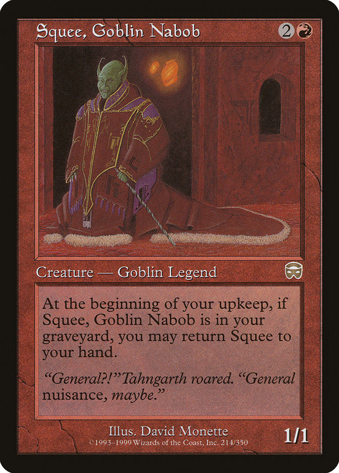 Squee, Goblin Nabob [Mercadian Masques] | Webway Games