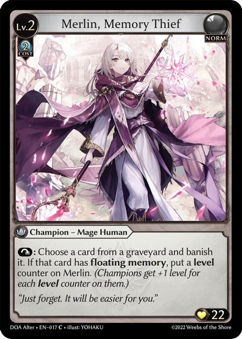 Merlin, Memory Thief (017) [Dawn of Ashes: Alter Edition] | Webway Games