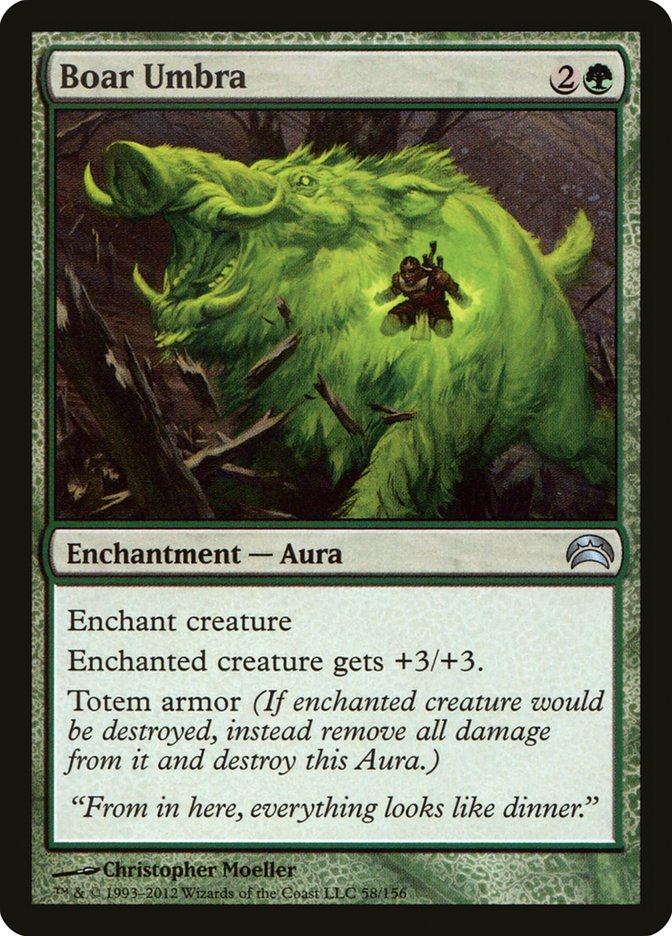 Boar Umbra [Planechase 2012] | Webway Games