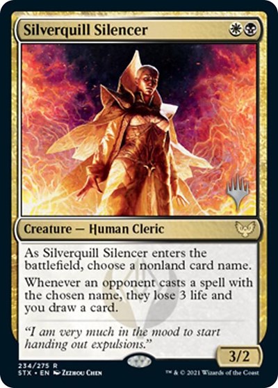 Silverquill Silencer (Promo Pack) [Strixhaven: School of Mages Promos] | Webway Games