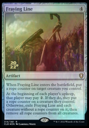 Fraying Line [Commander Legends: Battle for Baldur's Gate Prerelease Promos] | Webway Games