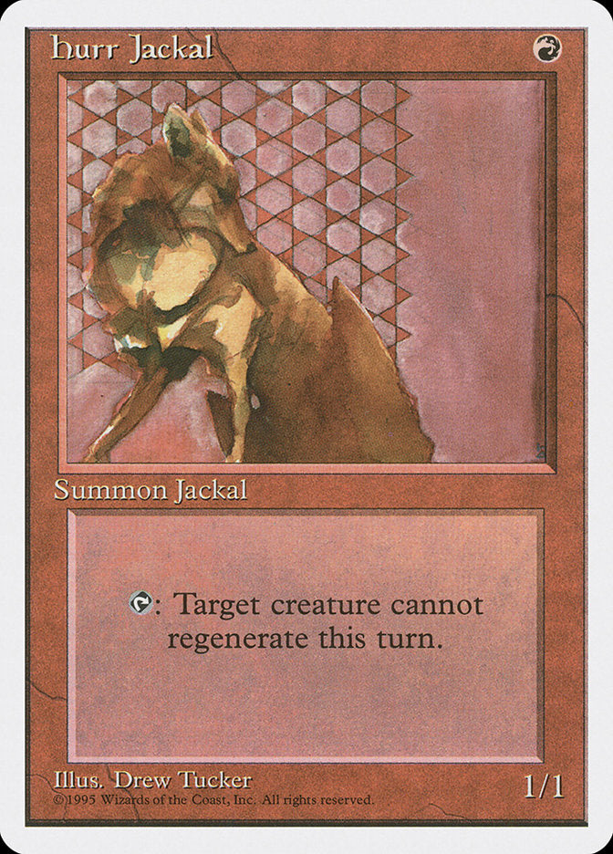 Hurr Jackal [Fourth Edition] | Webway Games