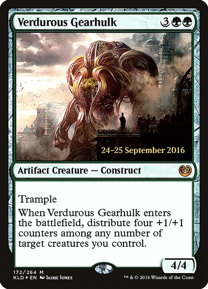 Verdurous Gearhulk  (Prerelease) [Kaladesh Prerelease Promos] | Webway Games