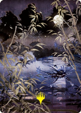 Swamp Art Card (Gold-Stamped Signature) [Kamigawa: Neon Dynasty Art Series] | Webway Games