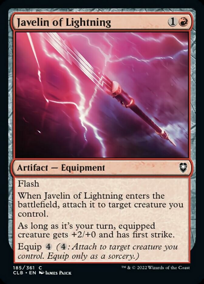 Javelin of Lightning [Commander Legends: Battle for Baldur's Gate] | Webway Games