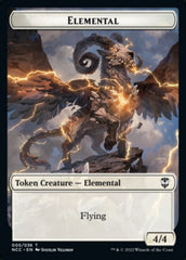 Clue // Elemental (005) Double-sided Token [Streets of New Capenna Commander Tokens] | Webway Games