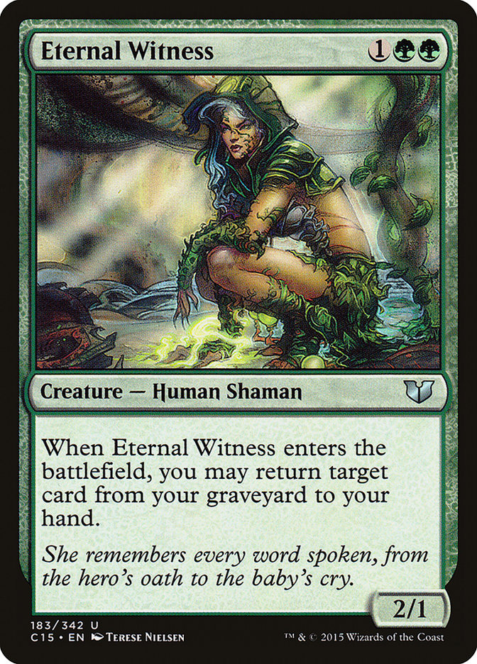 Eternal Witness [Commander 2015] | Webway Games