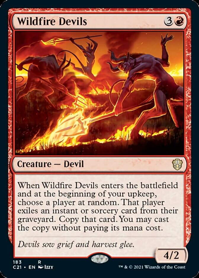 Wildfire Devils [Commander 2021] | Webway Games