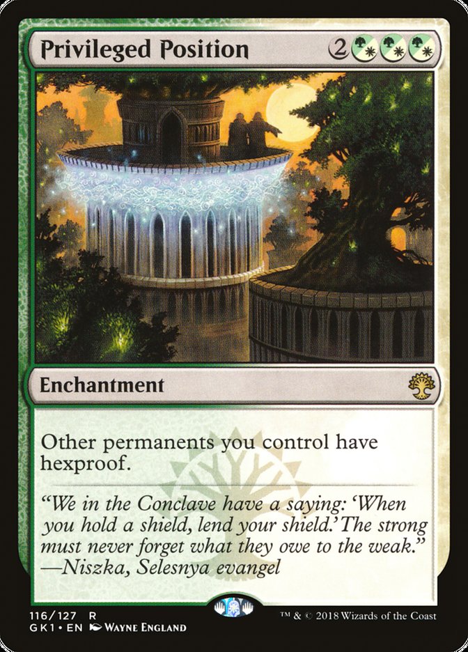 Privileged Position [GRN Guild Kit] | Webway Games