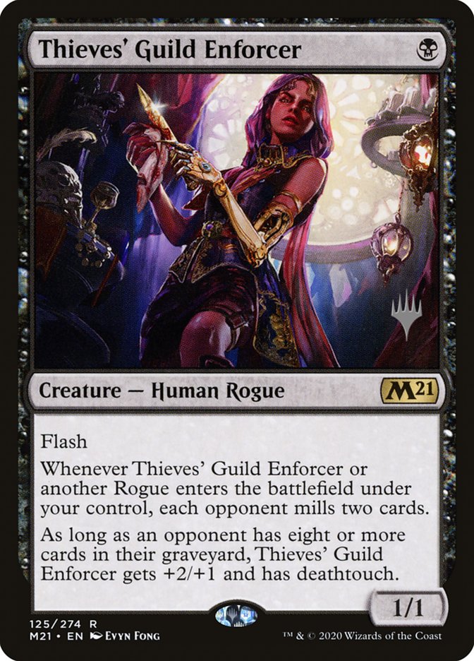 Thieves' Guild Enforcer (Promo Pack) [Core Set 2021 Promos] | Webway Games