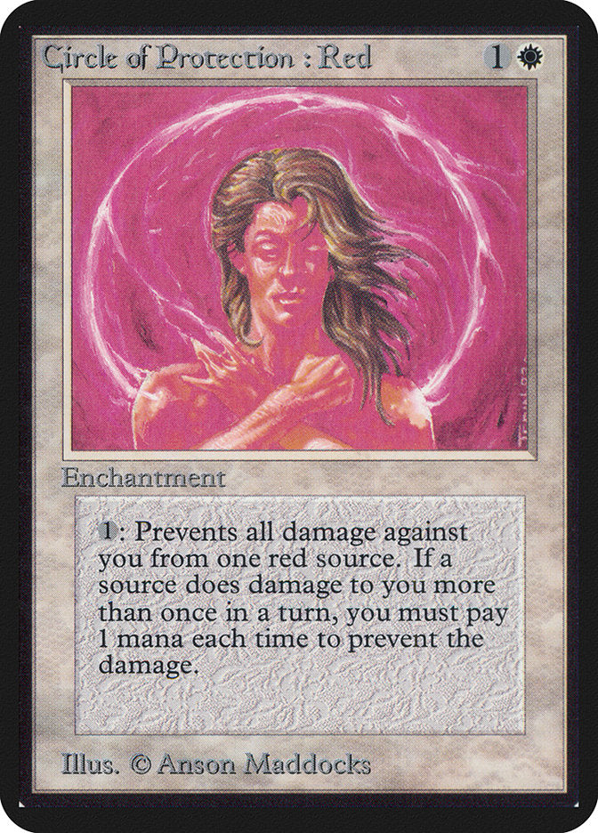 Circle of Protection: Red [Limited Edition Alpha] | Webway Games
