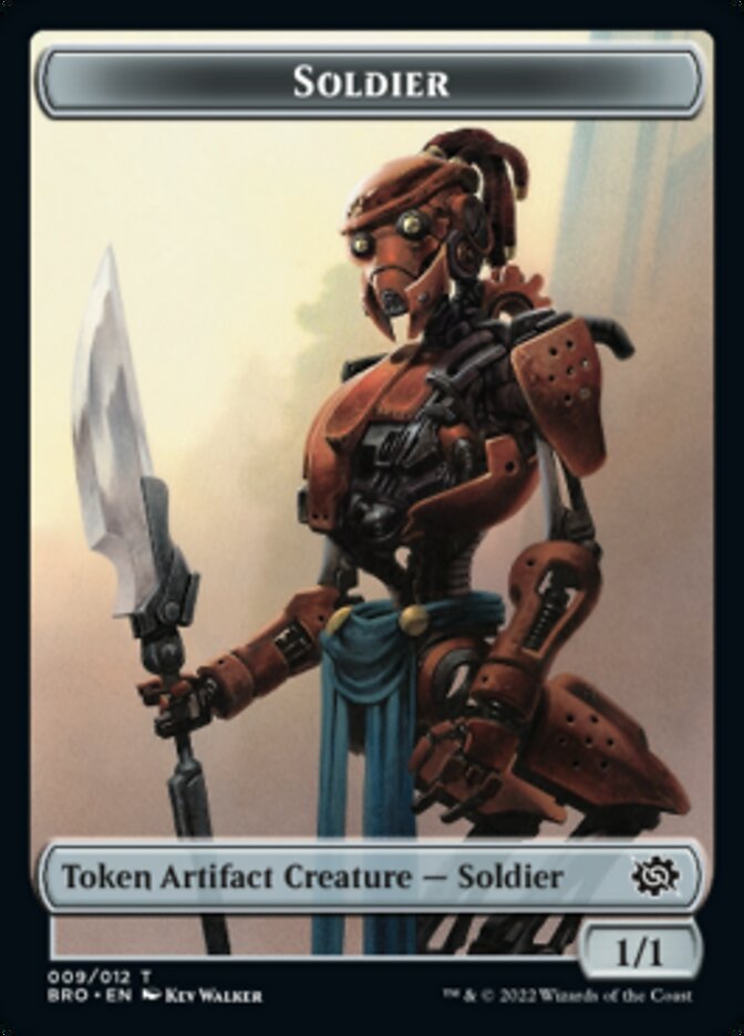 Soldier Token (009) [The Brothers' War Tokens] | Webway Games