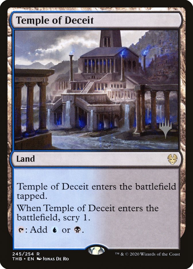 Temple of Deceit (Promo Pack) [Theros Beyond Death Promos] | Webway Games