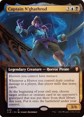 Captain N'ghathrod (Extended Art) [Commander Legends: Battle for Baldur's Gate] | Webway Games