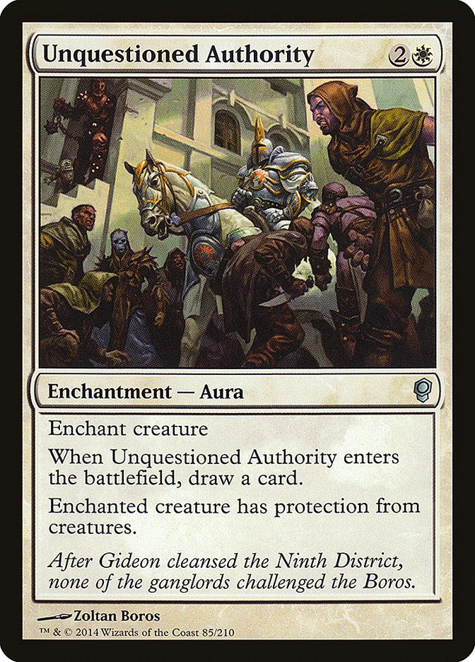 Unquestioned Authority [Conspiracy] | Webway Games