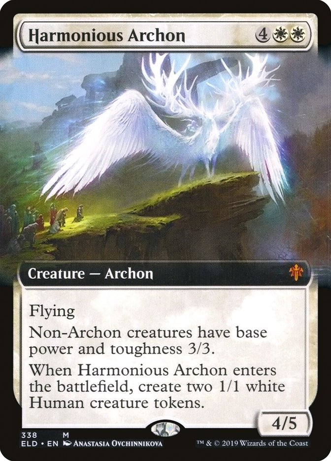 Harmonious Archon (Extended Art) [Throne of Eldraine] | Webway Games