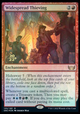 Widespread Thieving [Streets of New Capenna Prerelease Promos] | Webway Games