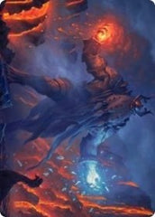 Aegar, the Freezing Flame Art Card [Kaldheim: Art Series] | Webway Games
