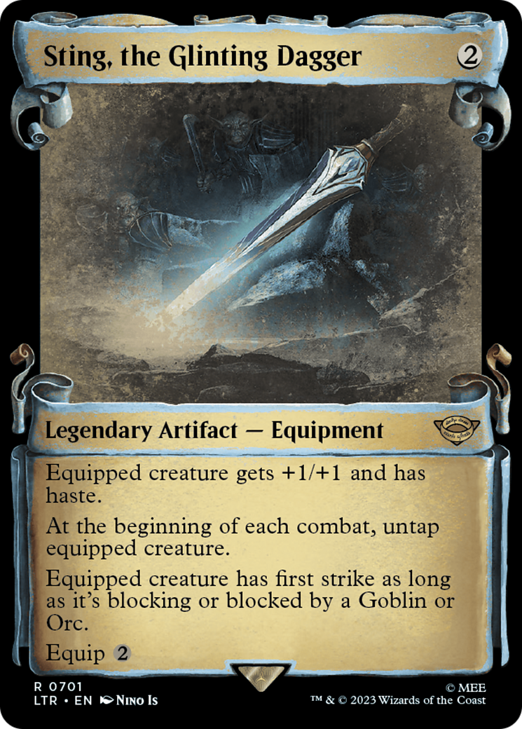 Sting, the Glinting Dagger [The Lord of the Rings: Tales of Middle-Earth Showcase Scrolls] | Webway Games