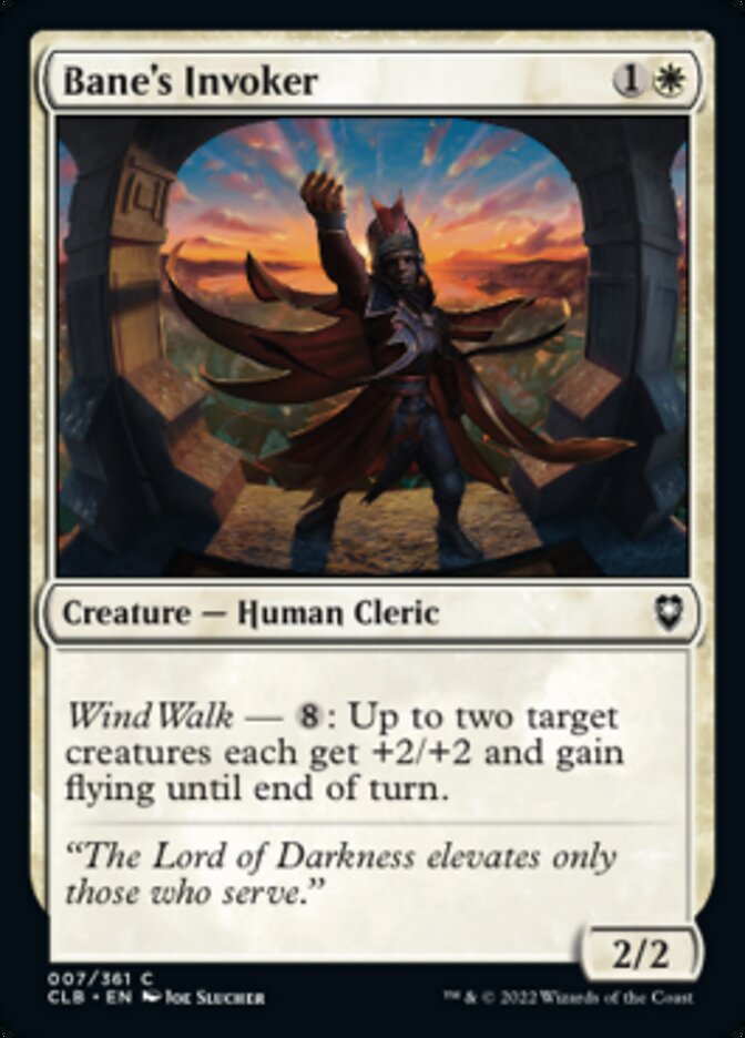 Bane's Invoker [Commander Legends: Battle for Baldur's Gate] | Webway Games