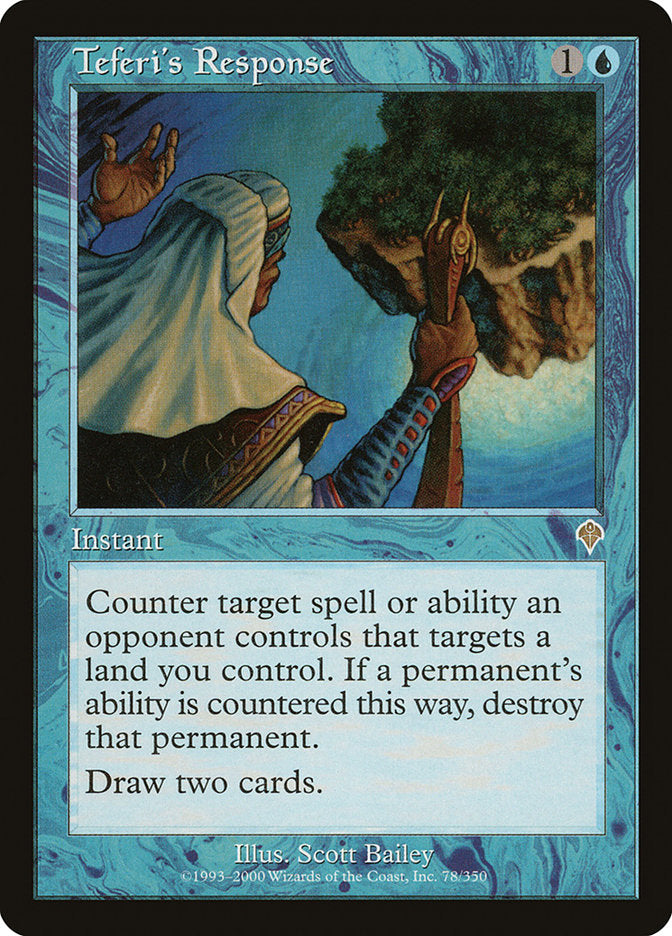 Teferi's Response [Invasion] | Webway Games