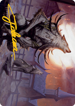 Lord of the Ulvenwald Art Card (Gold-Stamped Signature) [Innistrad: Midnight Hunt Art Series] | Webway Games