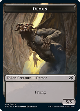 Bird Illusion // Demon Double-Sided Token [Game Night: Free-for-All Tokens] | Webway Games
