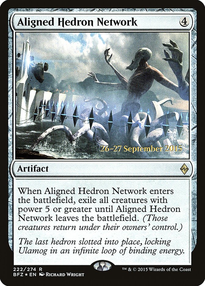 Aligned Hedron Network  (Prerelease) [Battle for Zendikar Prerelease Promos] | Webway Games