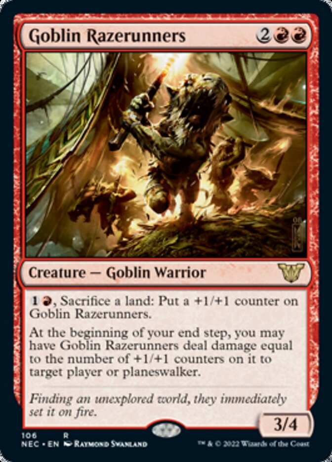 Goblin Razerunners [Kamigawa: Neon Dynasty Commander] | Webway Games