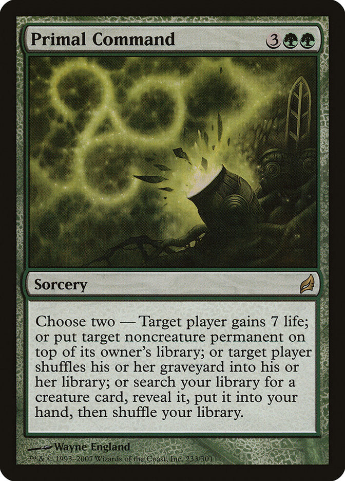 Primal Command [Lorwyn] | Webway Games