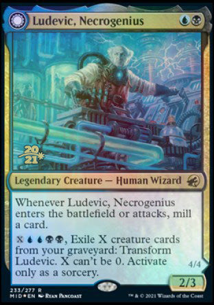 Ludevic, Necrogenius // Olag, Ludevic's Hubris [Innistrad: Midnight Hunt Prerelease Promos] | Webway Games