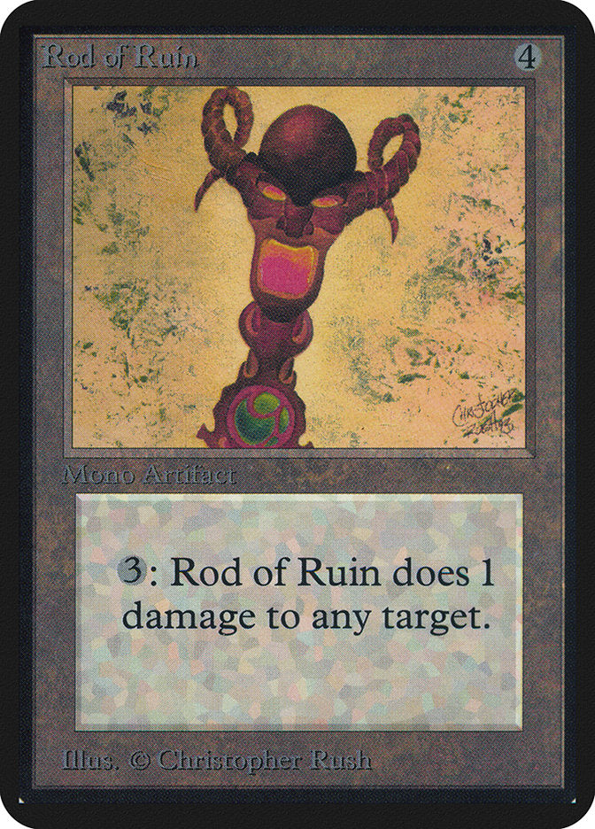 Rod of Ruin [Limited Edition Alpha] | Webway Games