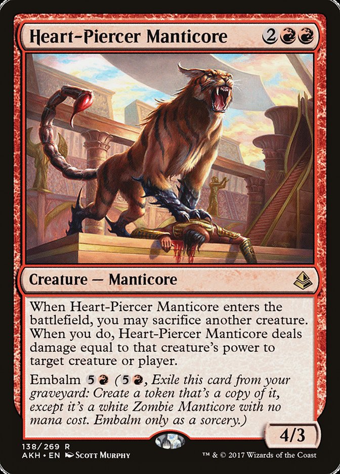Heart-Piercer Manticore [Amonkhet] | Webway Games