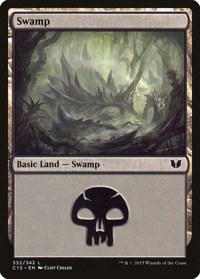 Swamp (#332) [Commander 2015] | Webway Games