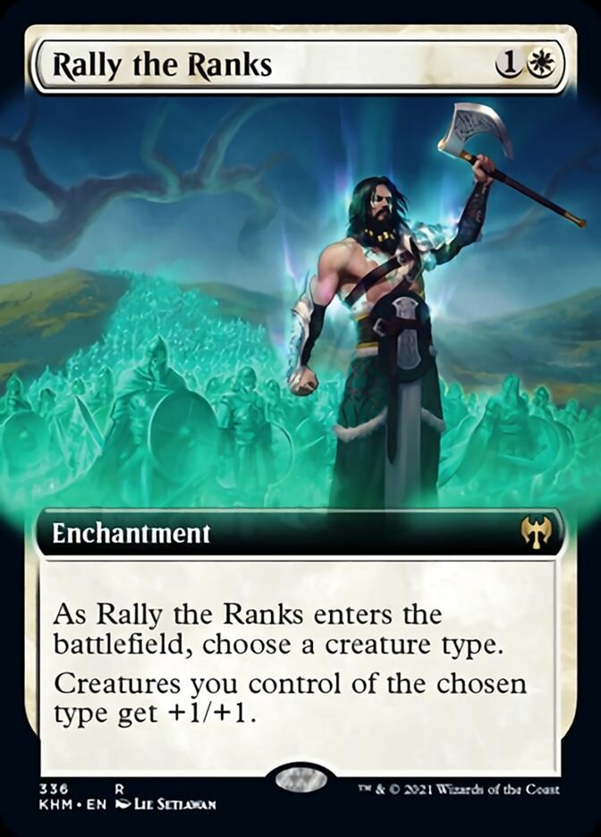 Rally the Ranks (Extended Art) [Kaldheim] | Webway Games
