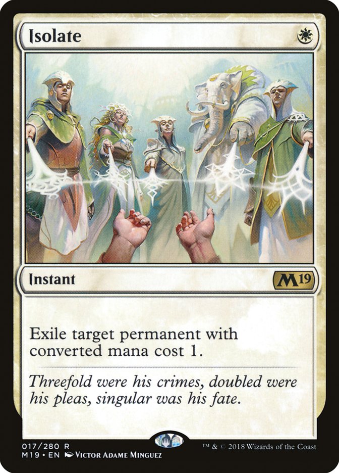 Isolate [Core Set 2019] | Webway Games