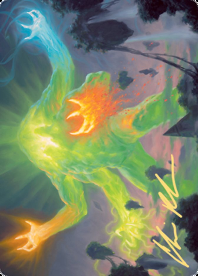 Omnath, Locus of Creation Art Card (Gold-Stamped Signature) [Zendikar Rising Art Series] | Webway Games