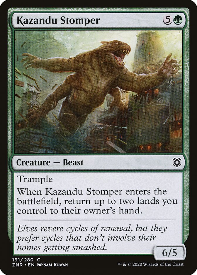 Kazandu Stomper [Zendikar Rising] | Webway Games