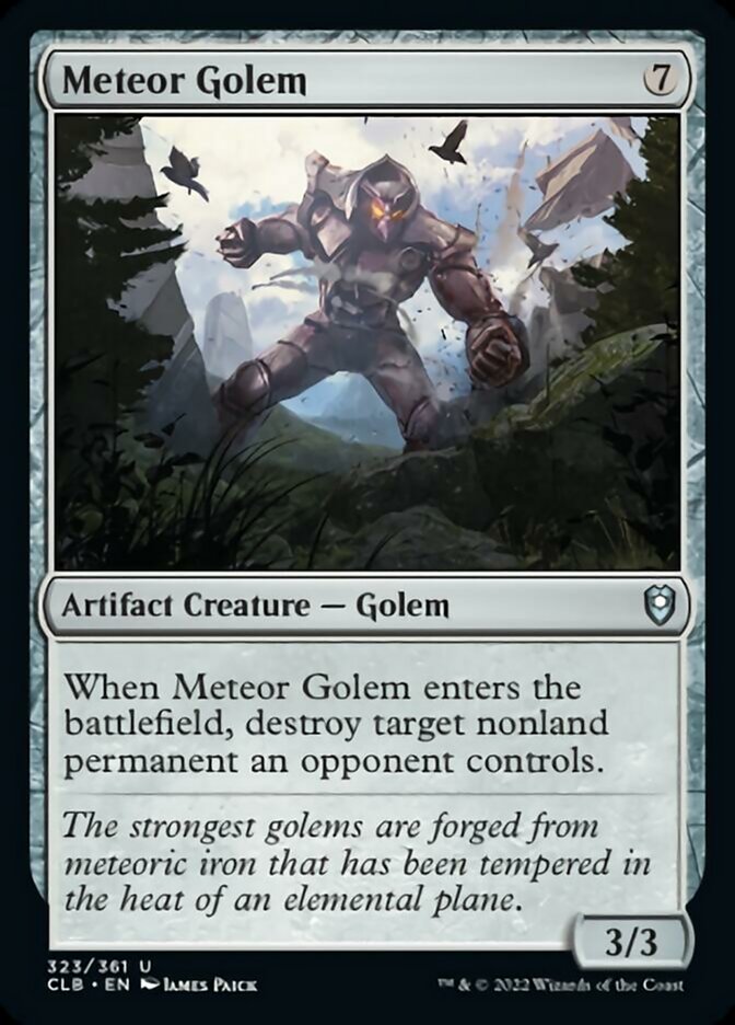 Meteor Golem [Commander Legends: Battle for Baldur's Gate] | Webway Games