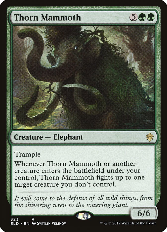Thorn Mammoth [Throne of Eldraine] | Webway Games