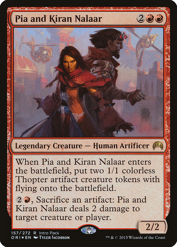 Pia and Kiran Nalaar [Magic Origins Promos] | Webway Games