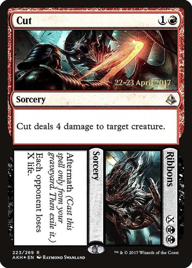 Cut // Ribbons  (Prerelease) [Amonkhet Prerelease Promos] | Webway Games