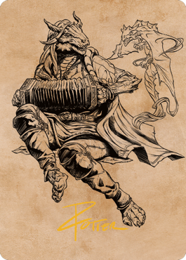 Korlessa, Scale Singer Art Card (Gold-Stamped Signature) [Commander Legends: Battle for Baldur's Gate Art Series] | Webway Games