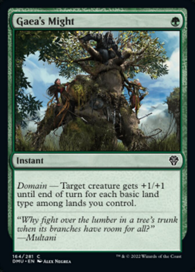 Gaea's Might [Dominaria United] | Webway Games